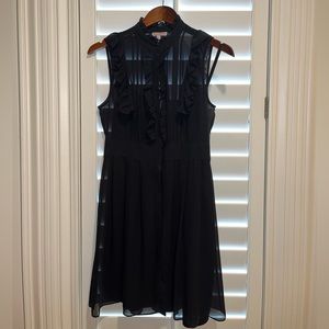 Juicy Couture Black Ruffle Dress
